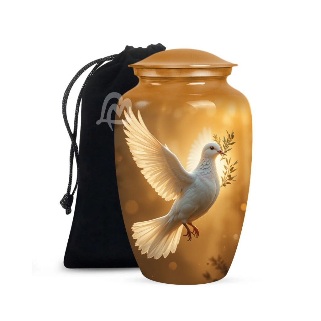 Cremation Urns for Mom & Dad - Human Memorial Urn for Women & Men - Timeless design.