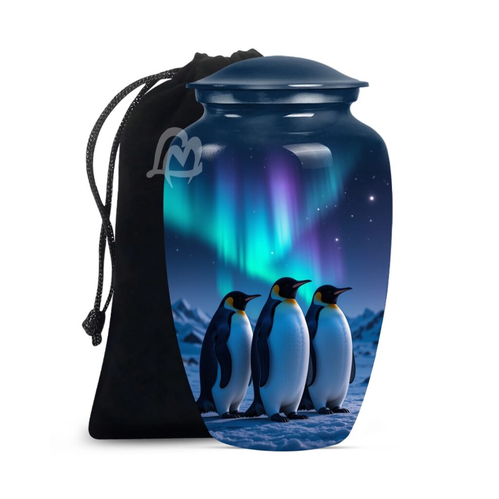 Funeral Pot & Cremation Jar, Cremated Human Ash Remains Storage.