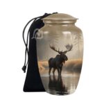 Decorative Funeral Urn for Ashes Printed Memorial Urns for Male & Female