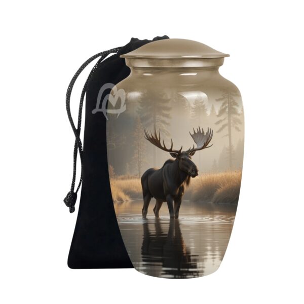 Decorative Funeral Urn for Ashes Printed Memorial Urns for Male & Female