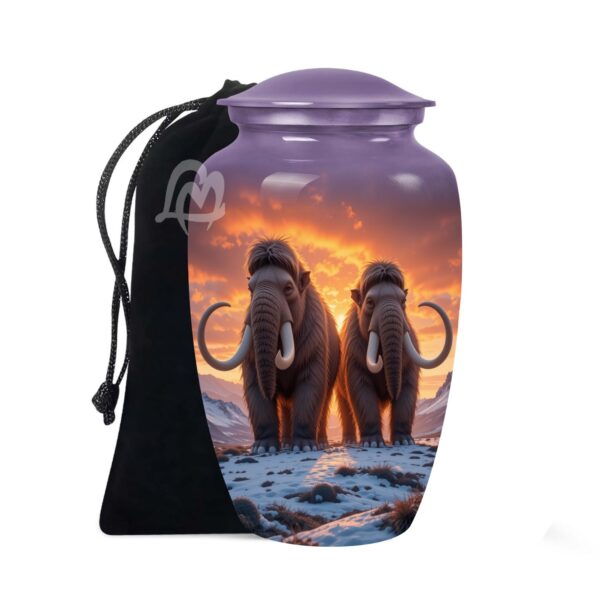 Rest in eternal peace - Mammoth Urn for Ashes Adult Male - Urns for Human Ashes Adult Man & Women