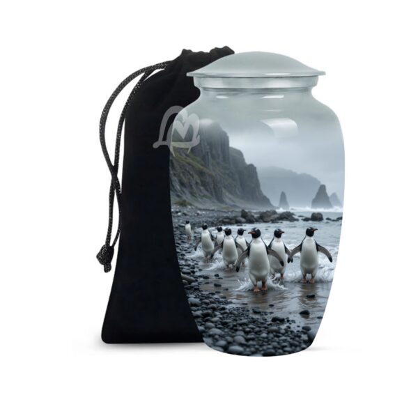 Funeral Pot & Cremation Jar, Cremated Human Ash Remains Storage.