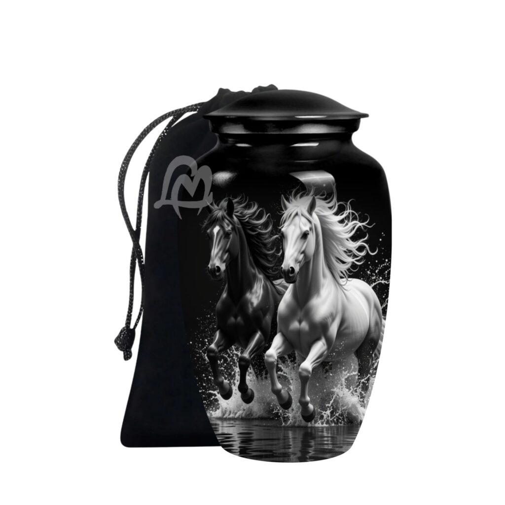 Decorative Urns - Beautifully Handcrafted Horse Urns for Ashes.