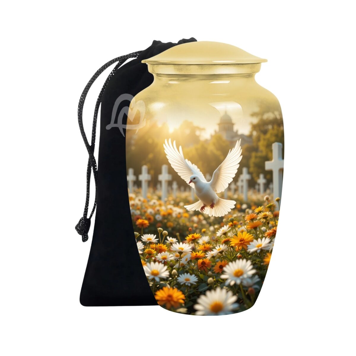 Cremation Urns for Mom & Dad - Human Memorial Urn for Women & Men - Timeless design.