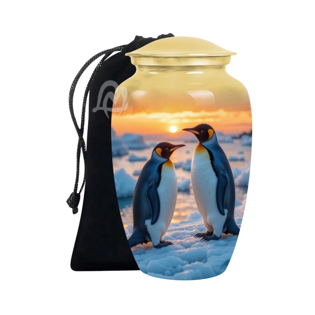 Funeral Pot & Cremation Jar, Cremated Human Ash Remains Storage.