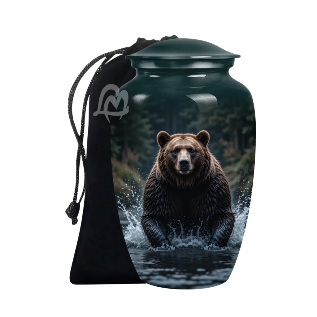 Bear Urns for Human Ashes Adult Male, Funeral Urn for Human Ashes Adult Female
