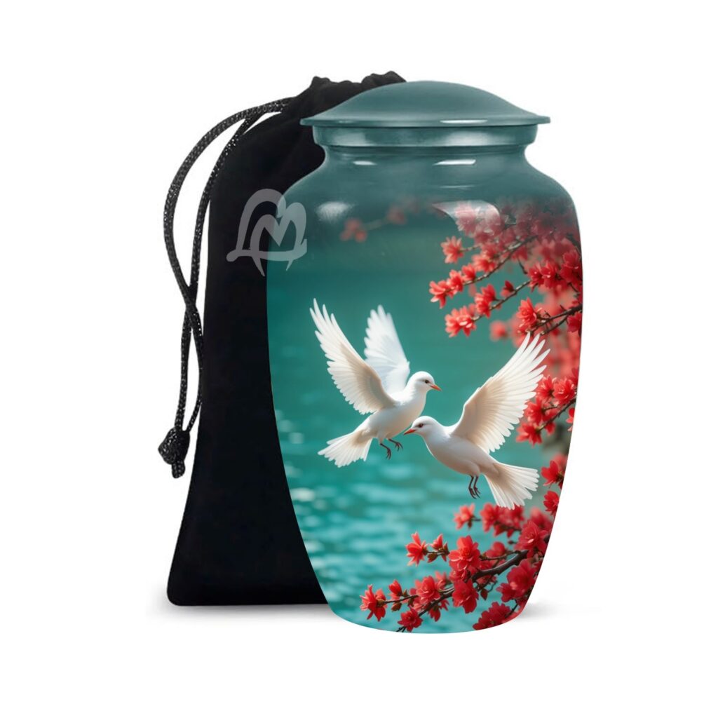 Cremation Urns for Mom & Dad - Human Memorial Urn for Women & Men - Timeless design.