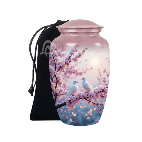 Dove Urns for Ashes for Adult Female & Male - Large Metal Home Decorative Funeral, Burial
