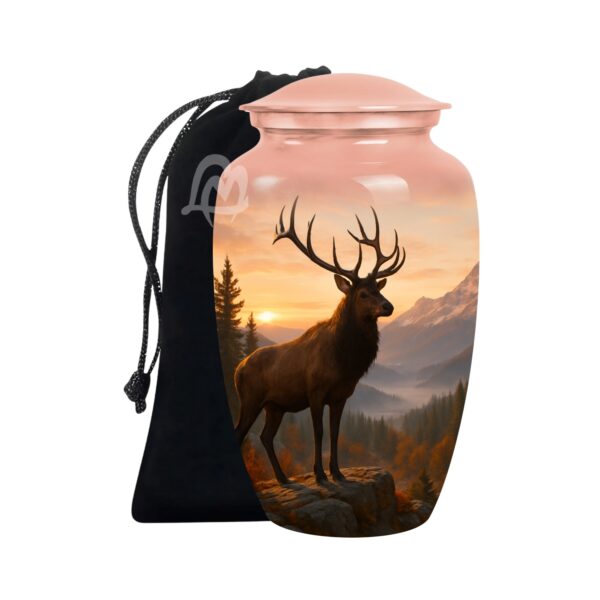 Decorative Funeral Urn for Ashes Printed Memorial Urns for Male & Female