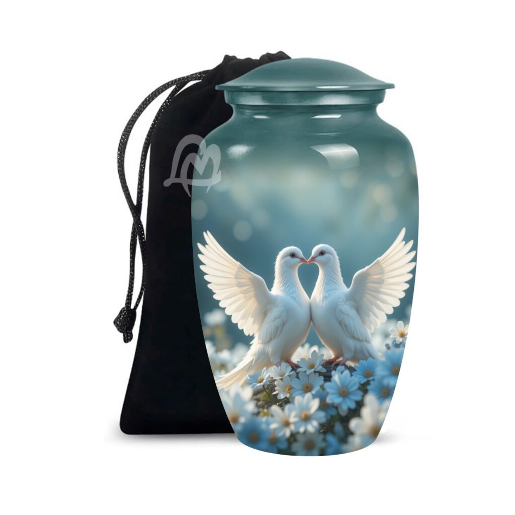 Cremation Urns for Mom & Dad - Human Memorial Urn for Women & Men - Timeless design.