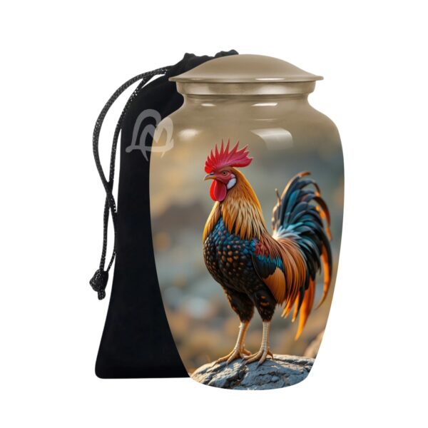 Memorial Urn with Velvet Bag & Secure Lid – A Loving Tribute to Honor His Life