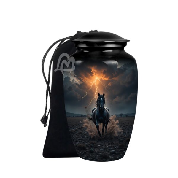 Now and forever- Wild Horses Cremation Urn for Ashes Adult Male
