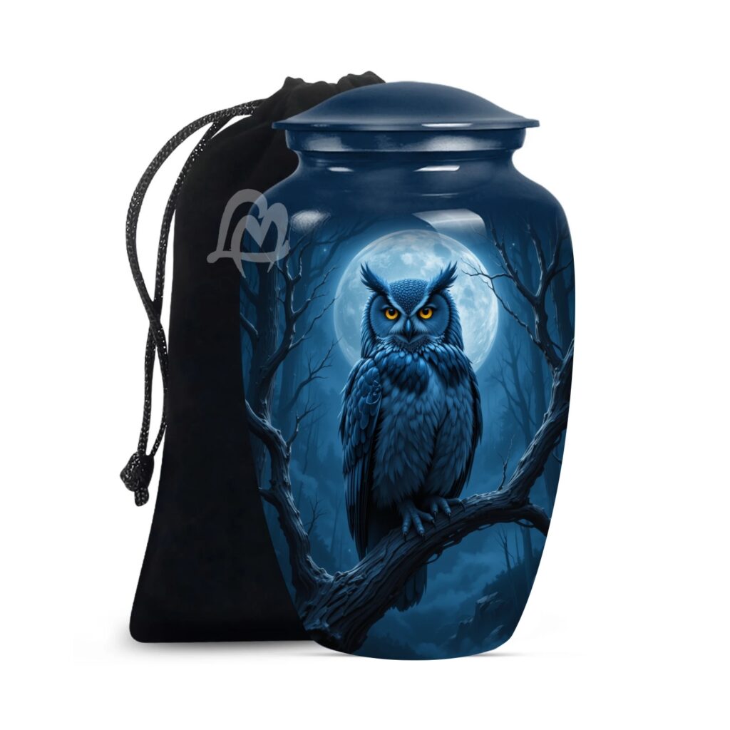 Handcrafted Large Urn for Ashes Adult Male & Female – Funeral Cremation Urns for Human Ashes Adult Man