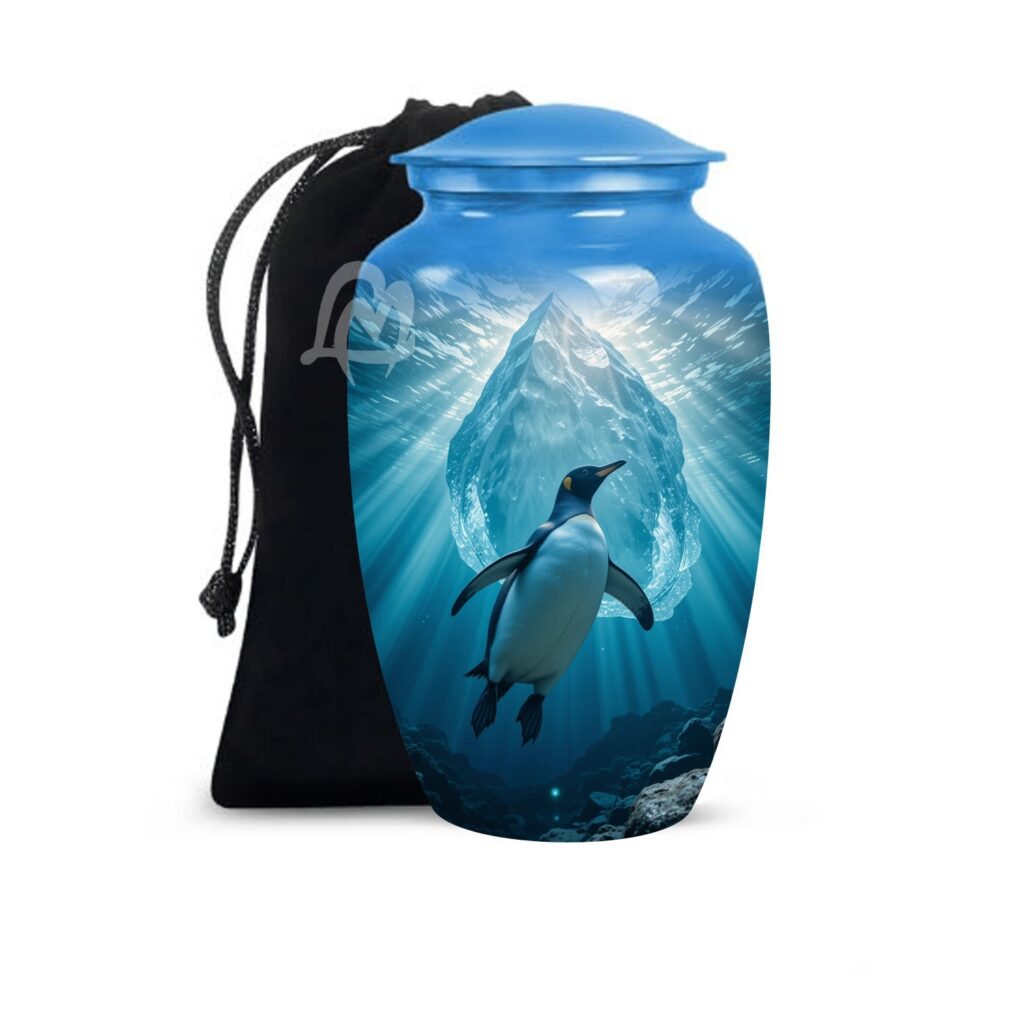 Funeral Pot & Cremation Jar, Cremated Human Ash Remains Storage.