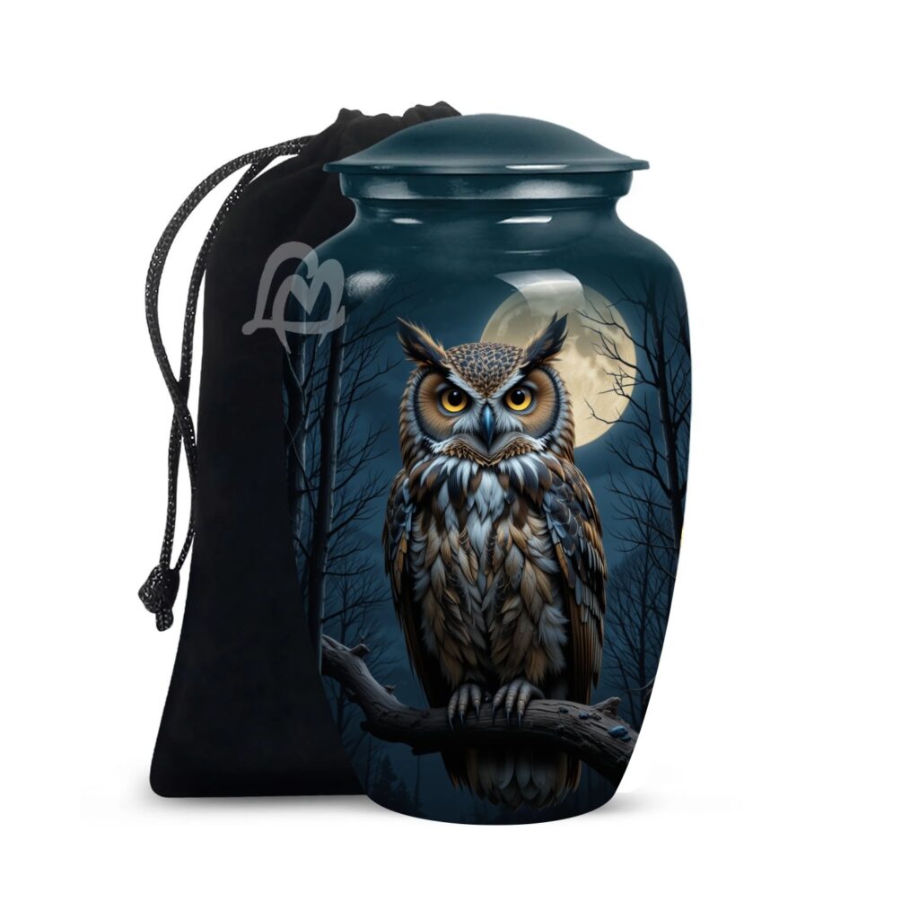 Handcrafted Large Urn for Ashes Adult Male & Female – Funeral Cremation Urns for Human Ashes Adult Man,