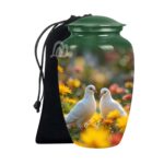 Dove Urns for Ashes for Adult Female & Male - Large Metal Home Decorative Funeral, Burial