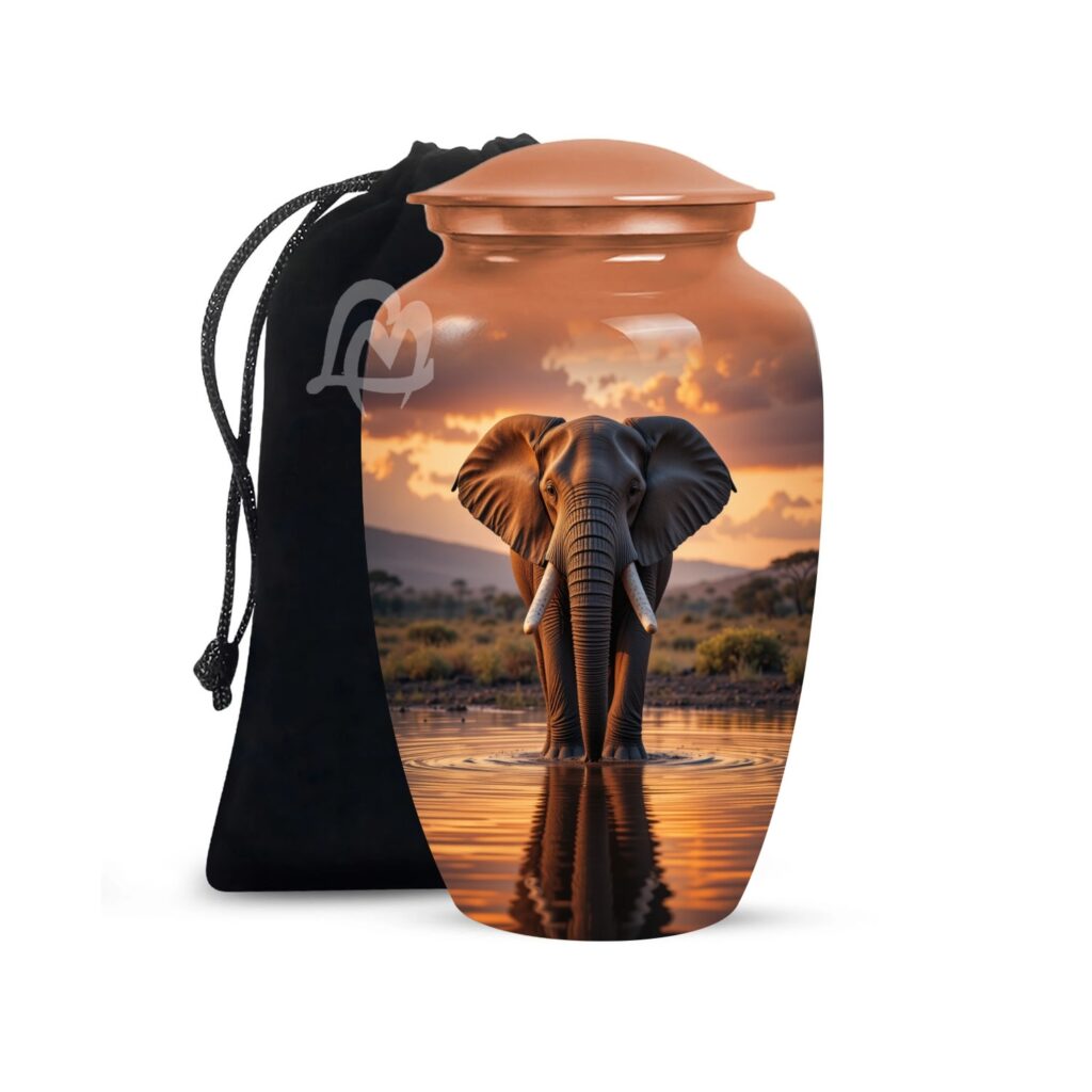 Forever cherished - Mammoth Urn for Ashes Adult Male - Urns for Human Ashes Adult Man & Women