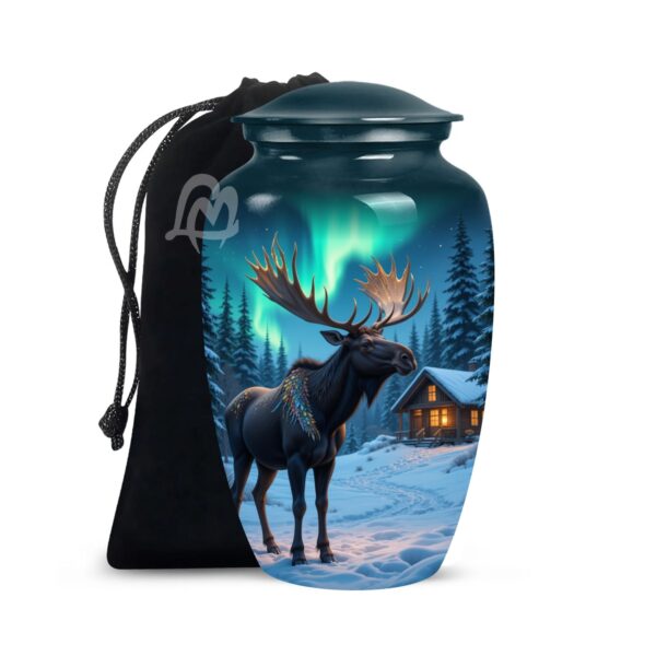 Decorative Funeral Urn for Ashes Printed Memorial Urns for Male & Female