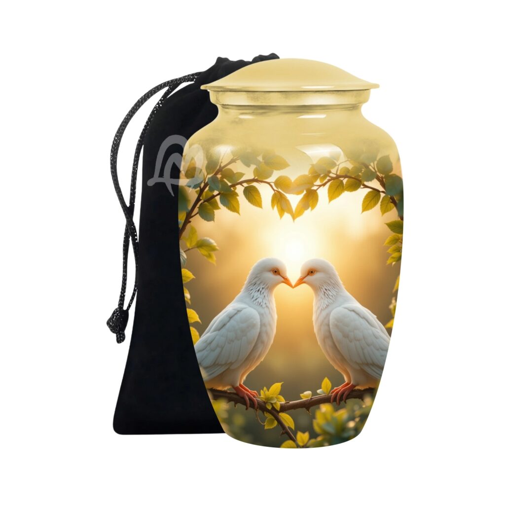 Cremation Urns for Mom & Dad - Human Memorial Urn for Women & Men - Timeless design.