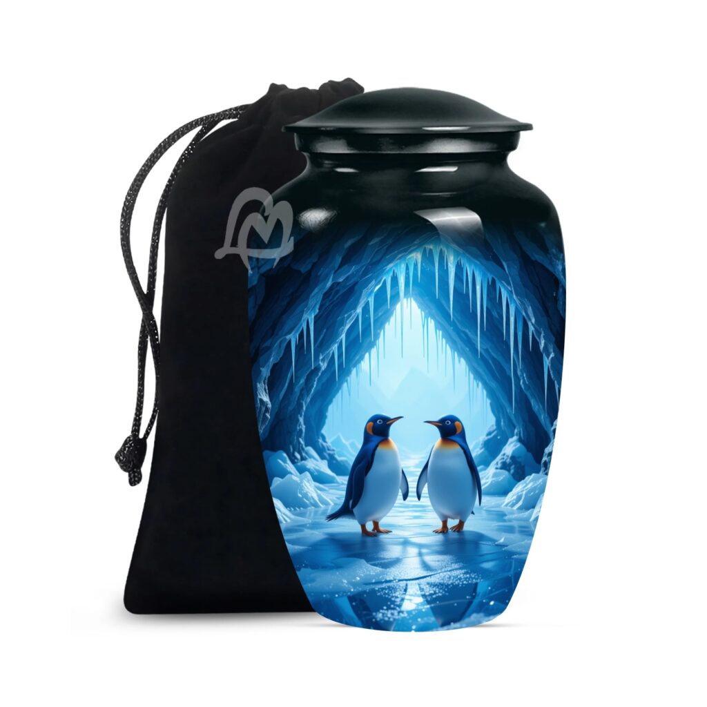 Funeral Pot & Cremation Jar, Cremated Human Ash Remains Storage.