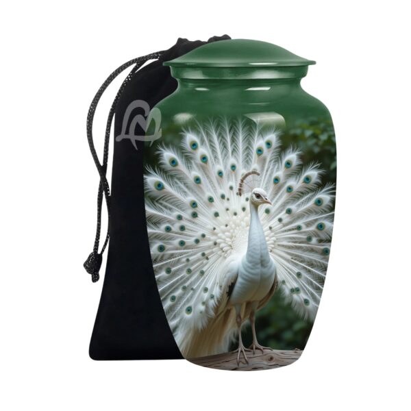Peacock Cremation Urns for Ashes Adult Large Cremation Funeral Human Memorial Burial Remain Metal