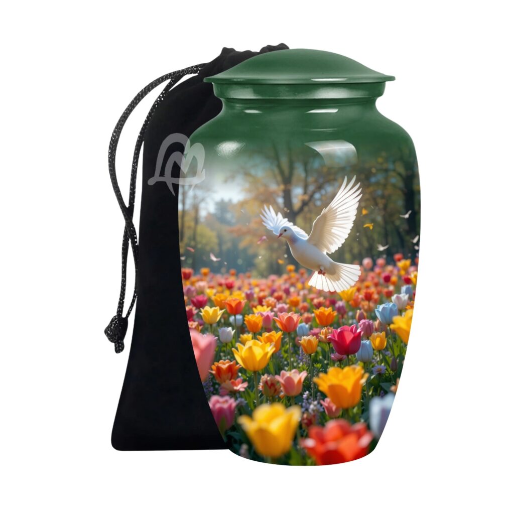 Cremation Urns for Mom & Dad - Human Memorial Urn for Women & Men - Timeless design.