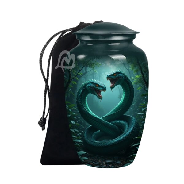 Snake Cremation Urns for Human Ashes, Urns for Adult Male & Female