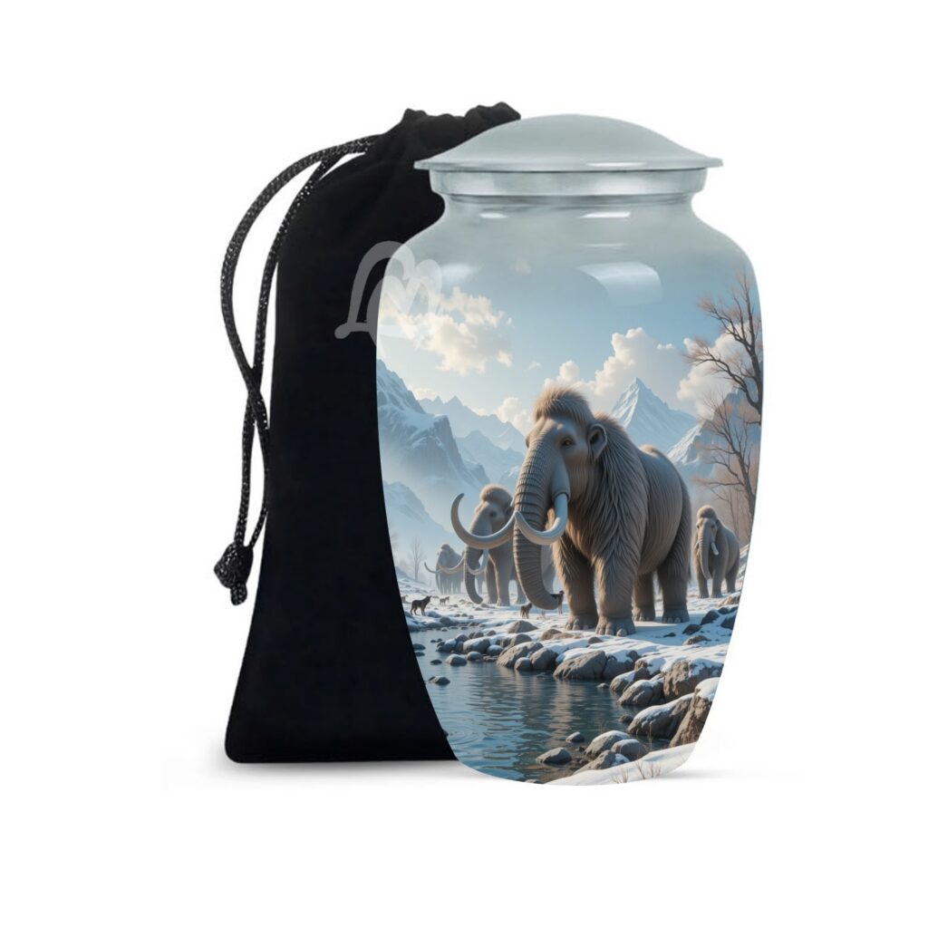 Remembered with love - Mammoth Urn for Ashes Adult Male