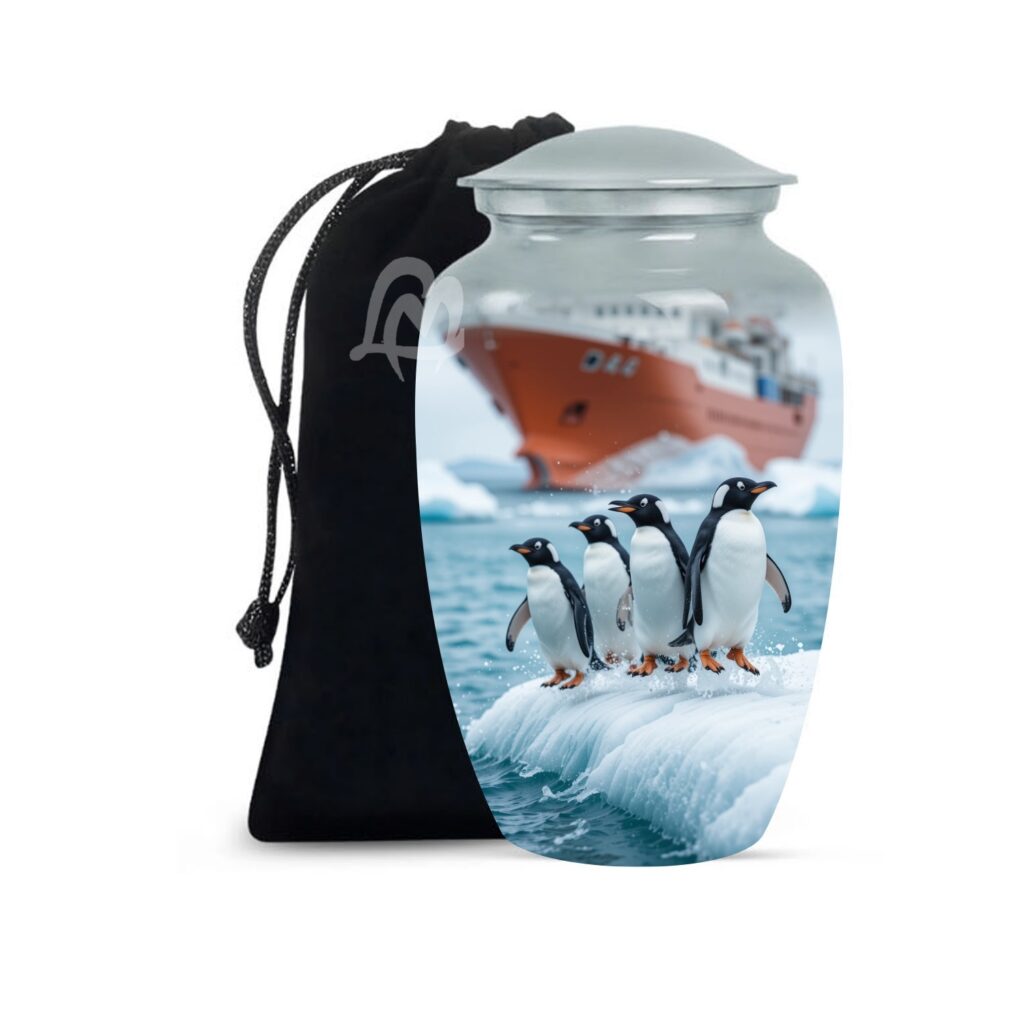 Funeral Pot & Cremation Jar, Cremated Human Ash Remains Storage.