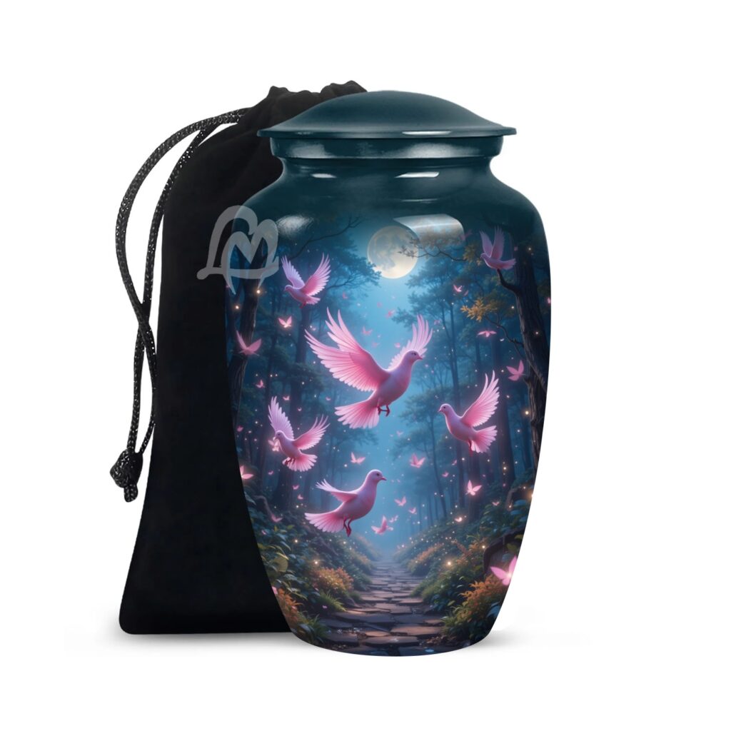 Cremation Urns for Mom & Dad - Human Memorial Urn for Women & Men - Timeless design.