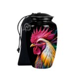 Memorial Urn with Velvet Bag & Secure Lid – A Loving Tribute to Honor His Life,