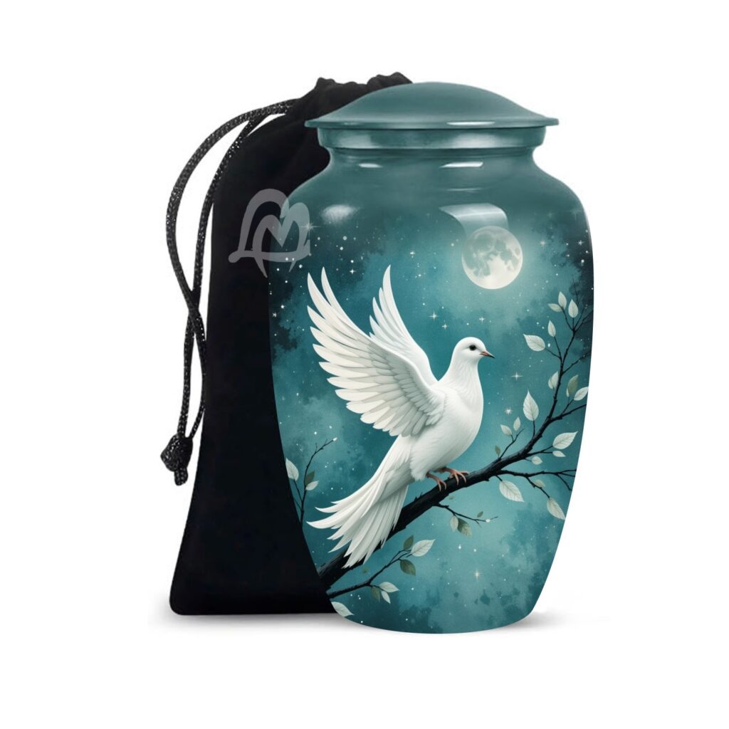 Cremation Urns for Mom & Dad - Human Memorial Urn for Women & Men - Timeless design.