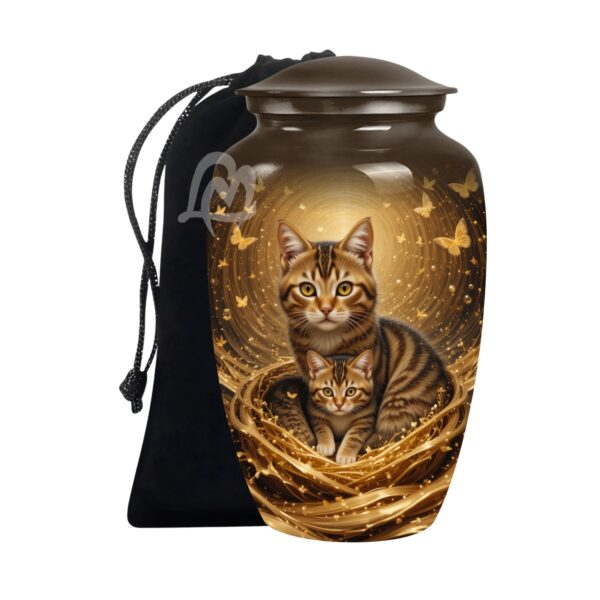 Persian Cat Urns for Adult Women & Men - Large Capacity Urn for Ashes
