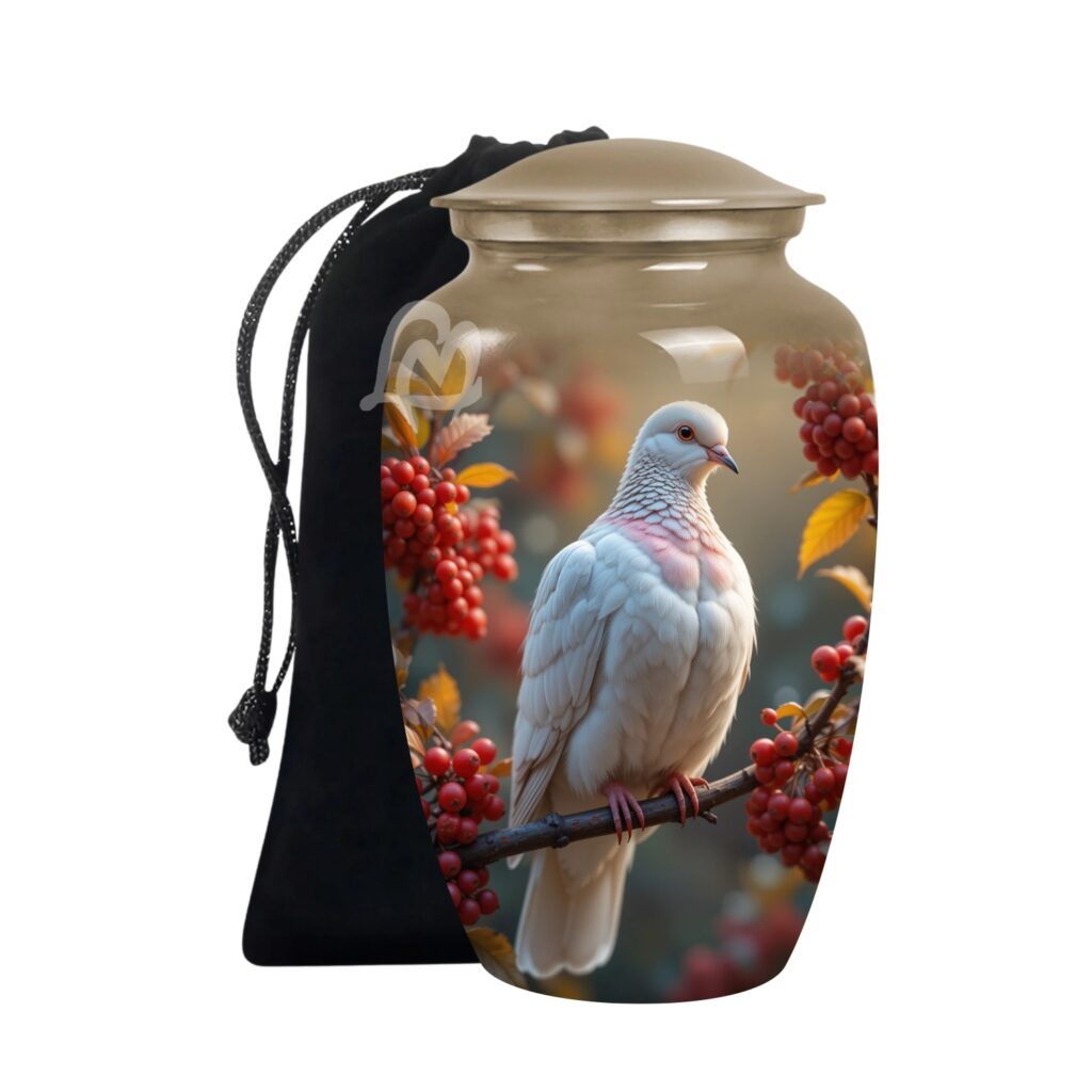 Pigeon Urns for Adult Male & Female Ashes - Large Funeral Urn for Human Ashes Women