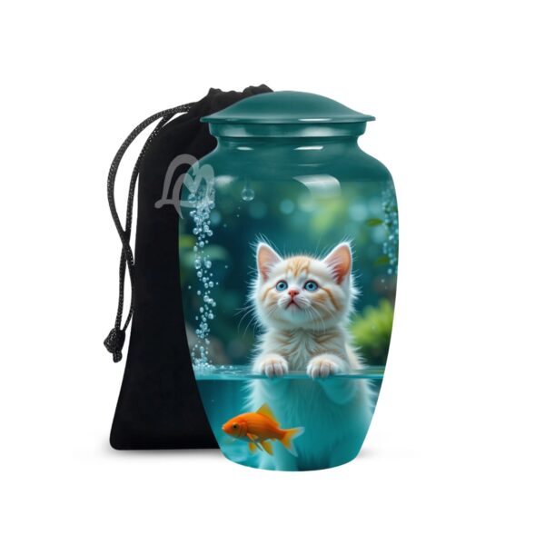 Cat Cremation Urn for Ashes for Women & Male, Pet Memorials for Human Ashes Adult Female & Man,