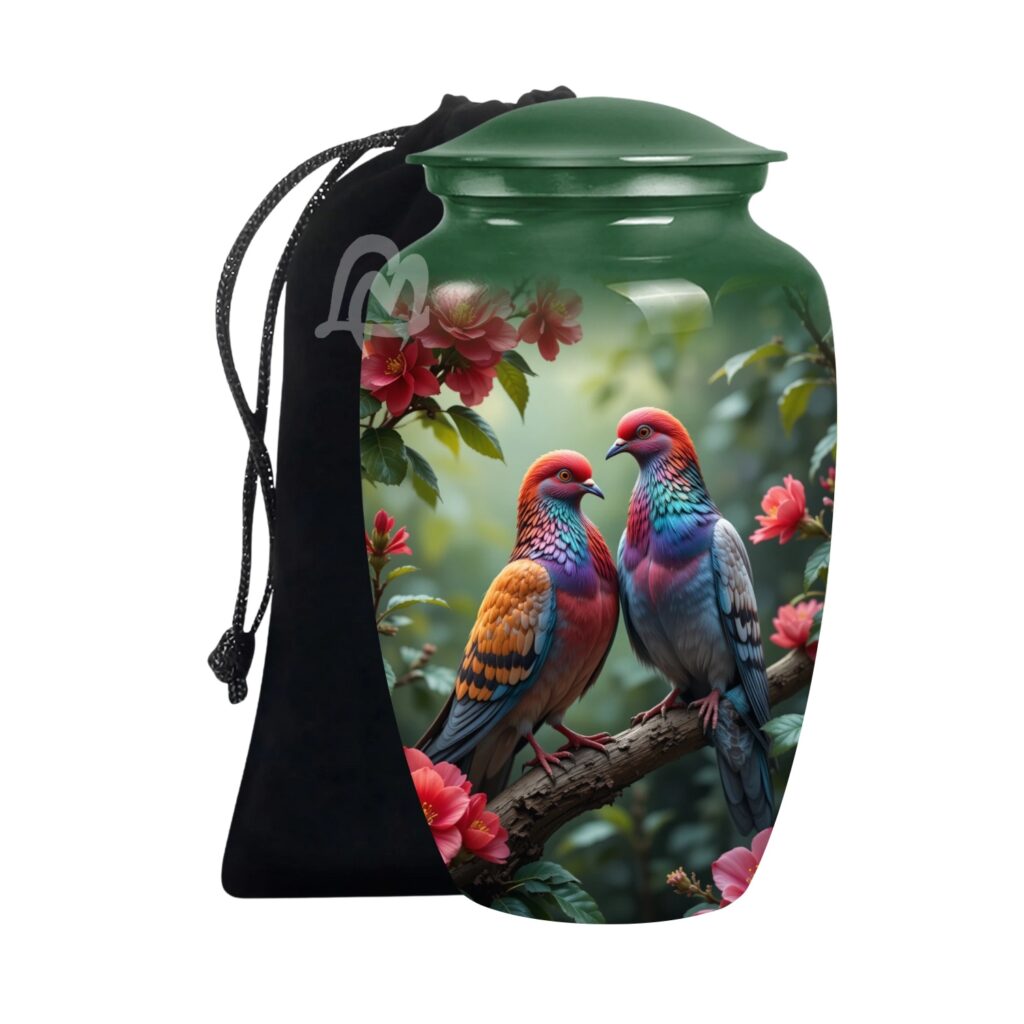 Memorial Urns for Mom and Dad 10 Inch & 200 Cubic Inches - A Loving Tribute to Honor His Life.