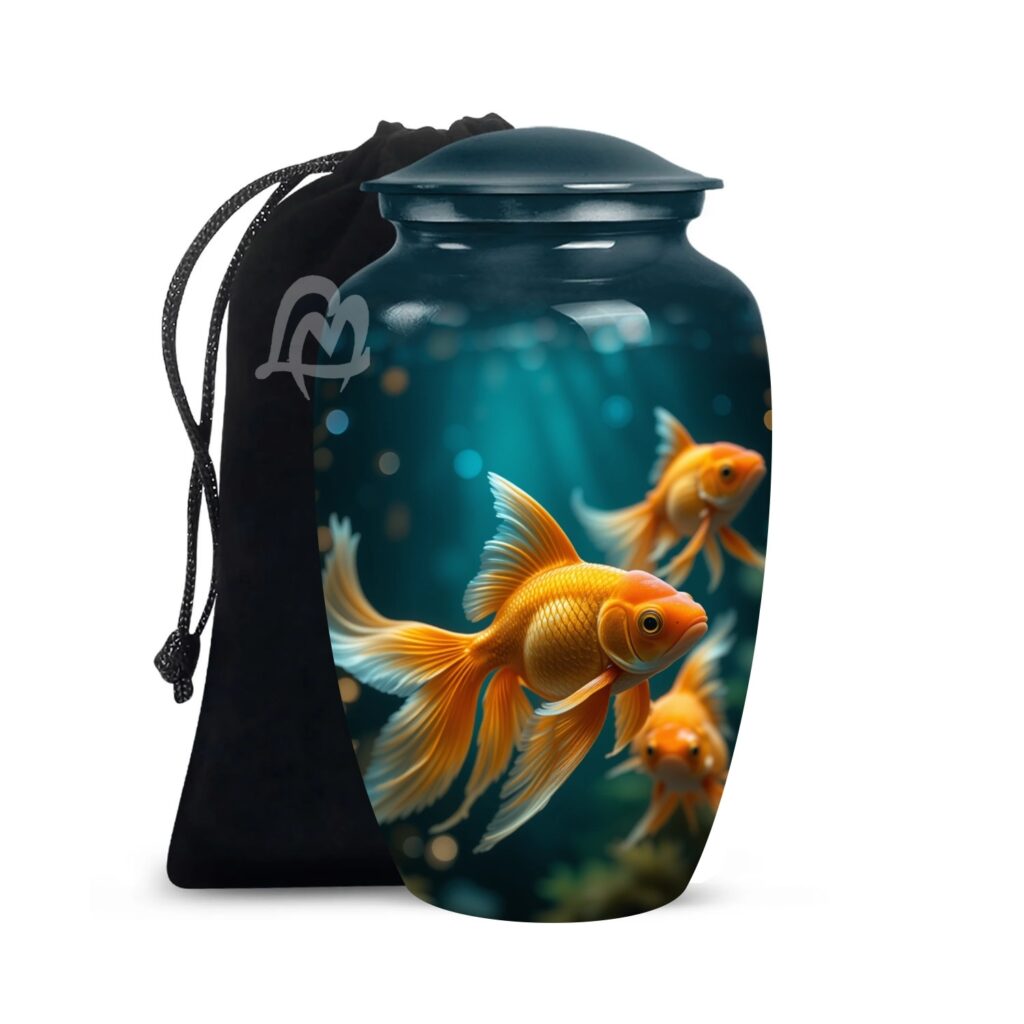 Fish Cremation Urn for Ashes for Women Decorative Urns