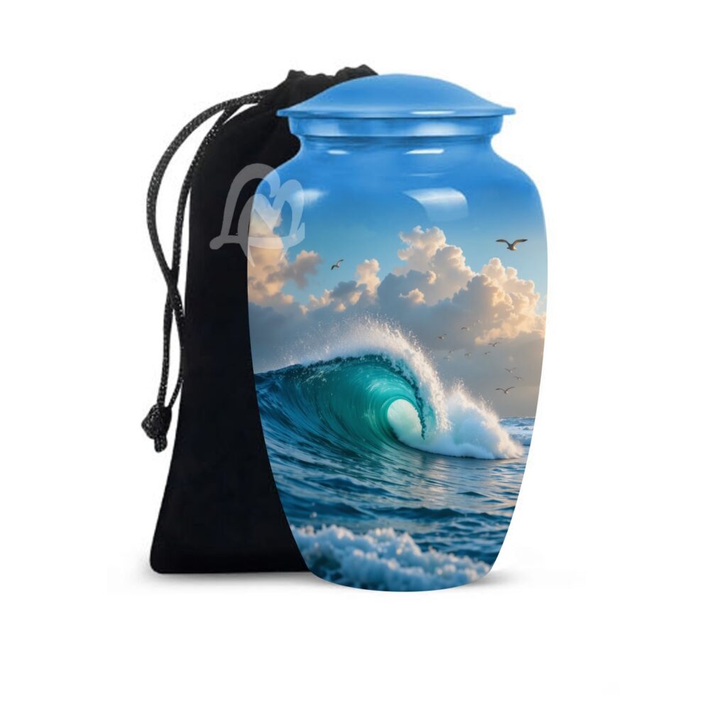 Ocean Cremation Urns For Human Ashes | Adult Cremation Urn For Ashes, Urn For Men & Women