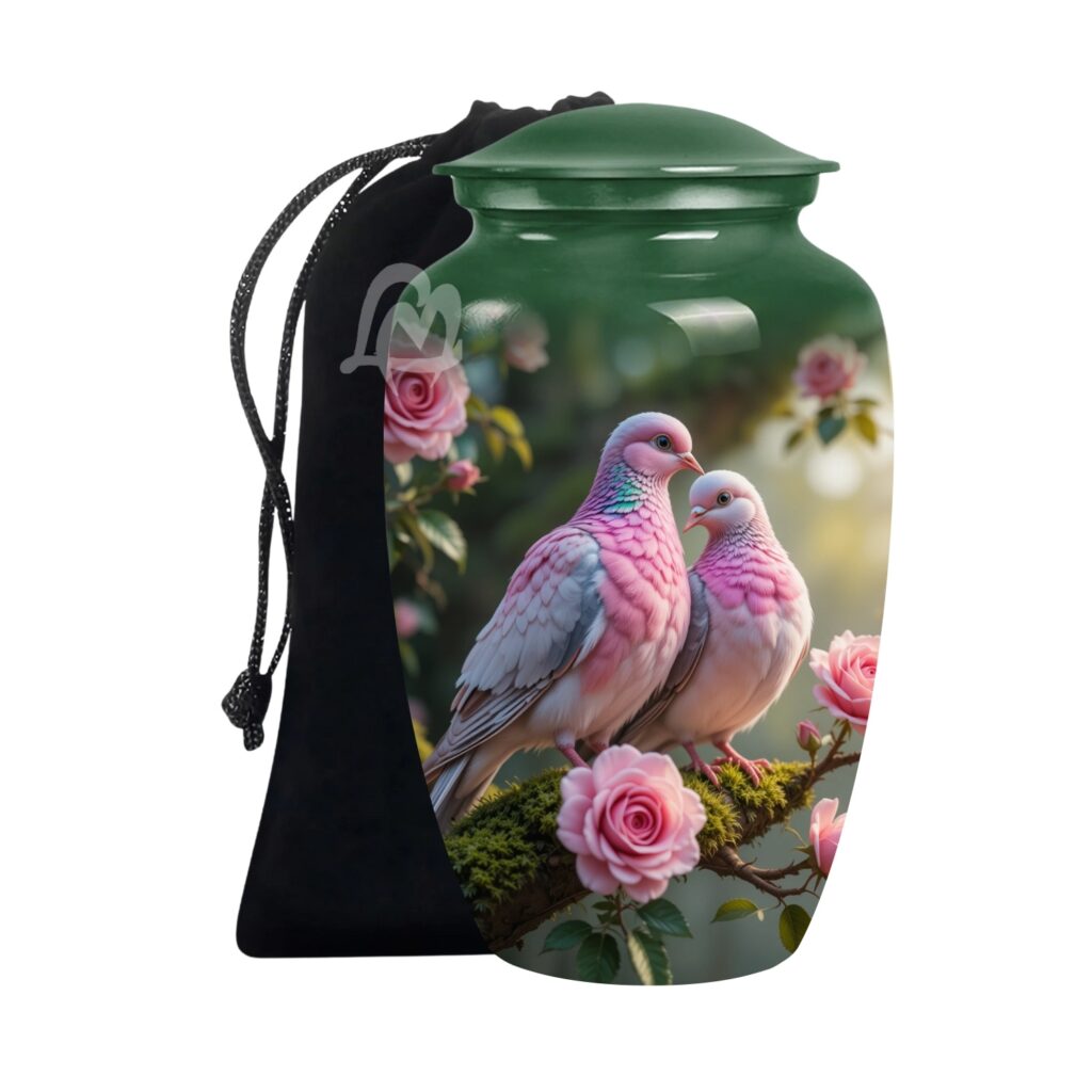 Pigeon Urns for Adult Male & Female Ashes - Large Funeral Urn for Human Ashes Women