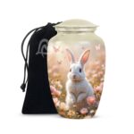 Rabbit Aluminum Cremation Funeral Urns for Adult Human & Pet Loss