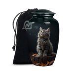 Persian Cat Urns for Adult Women & Men - Large Capacity Urn for Ashes