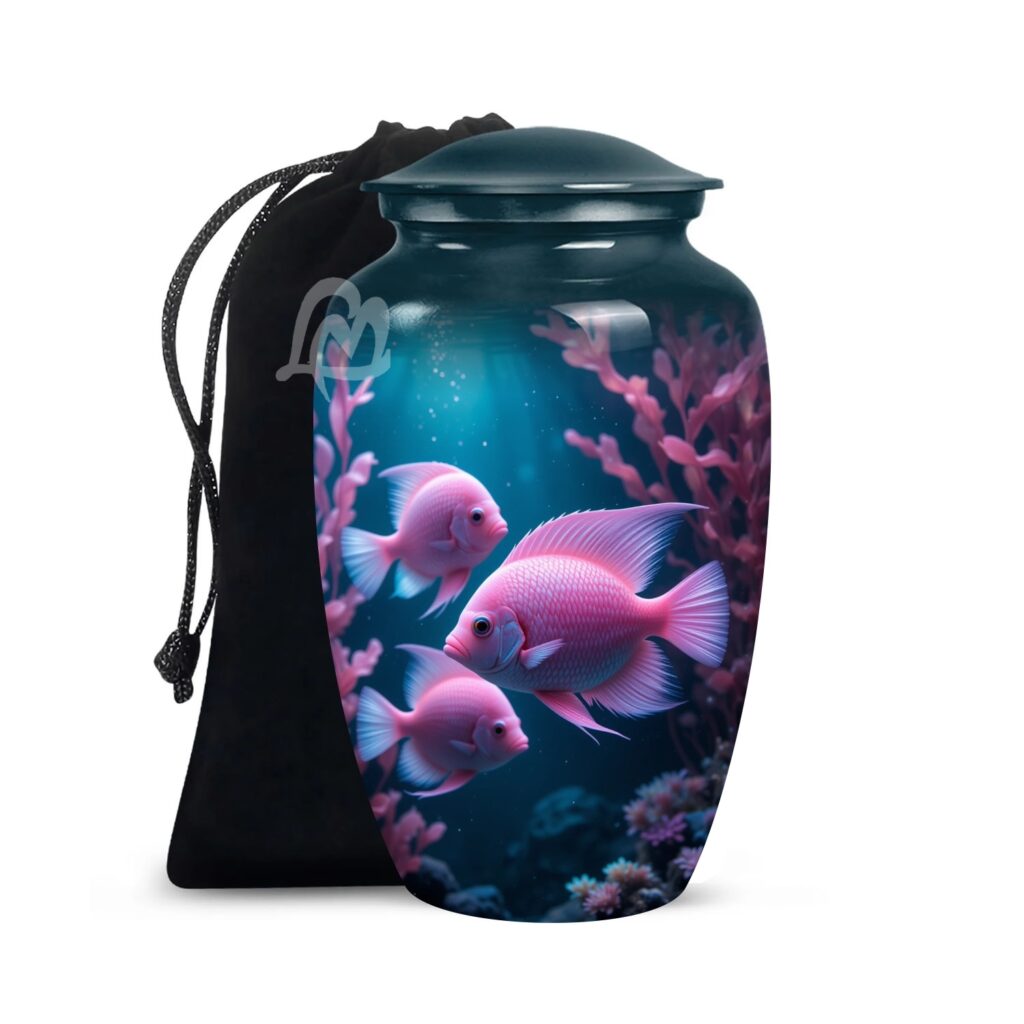 Fish Cremation Urn for Ashes for Women Decorative Urns