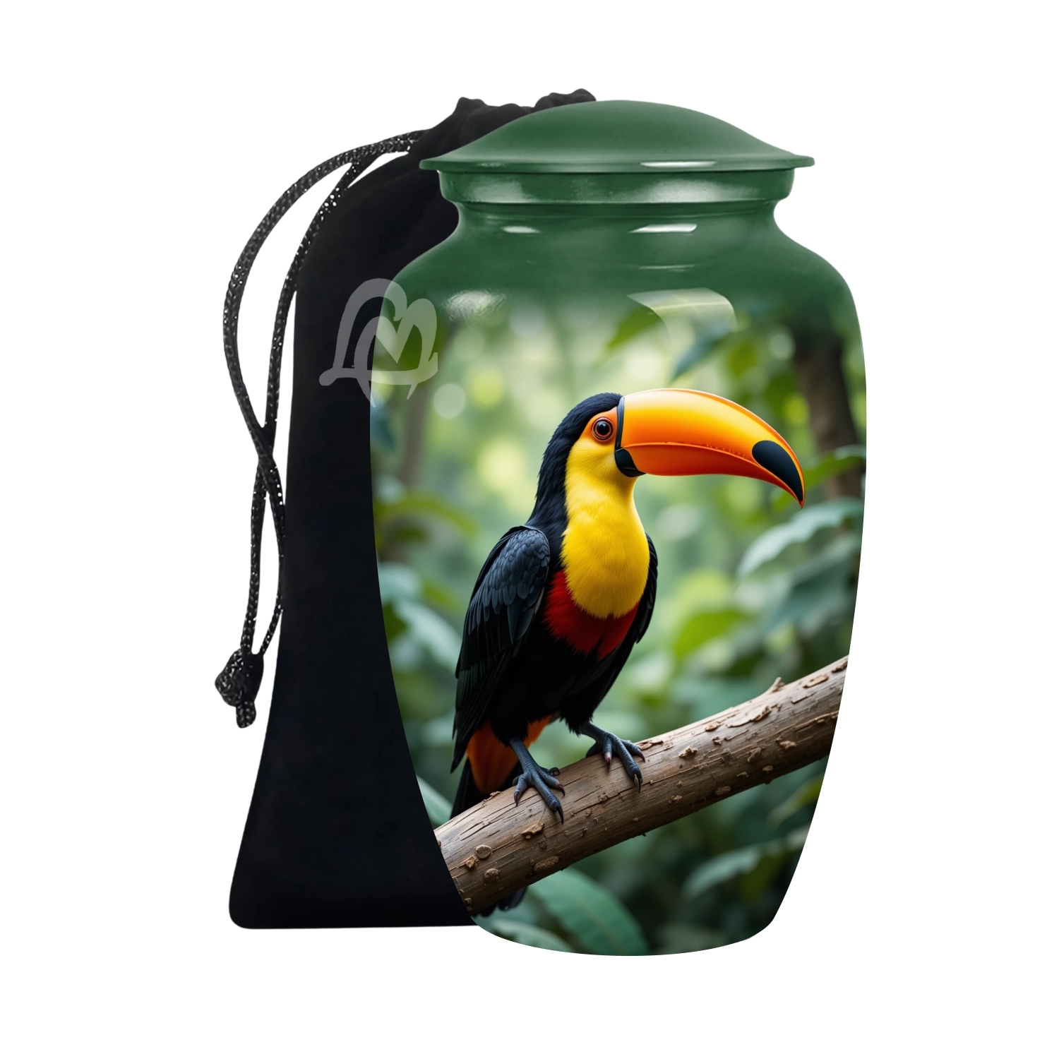 Toucan Urns Family Tribute of Peaceful Handcrafted Large Urn for Ashes Adult Male & Female Toucan Urns Family Tribute of Peaceful Handcrafted Large Urn for Ashes Adult Male & Female