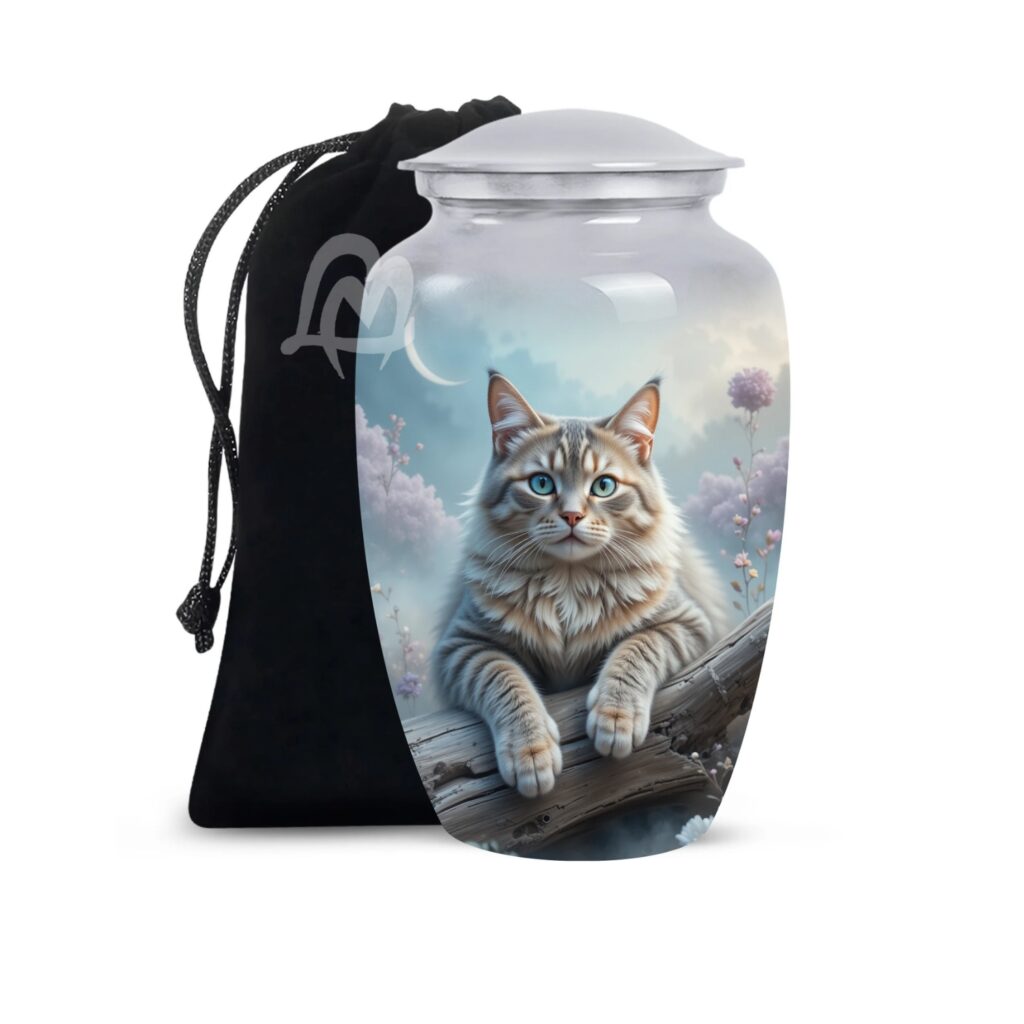 Cat Cremation Urns for Human Ashes - Burial Memorial Urn for Adults | Funeral Urns for Ashes Adult.