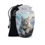 Cat Cremation Urns for Human Ashes - Burial Memorial Urn for Adults | Funeral Urns for Ashes Adult.