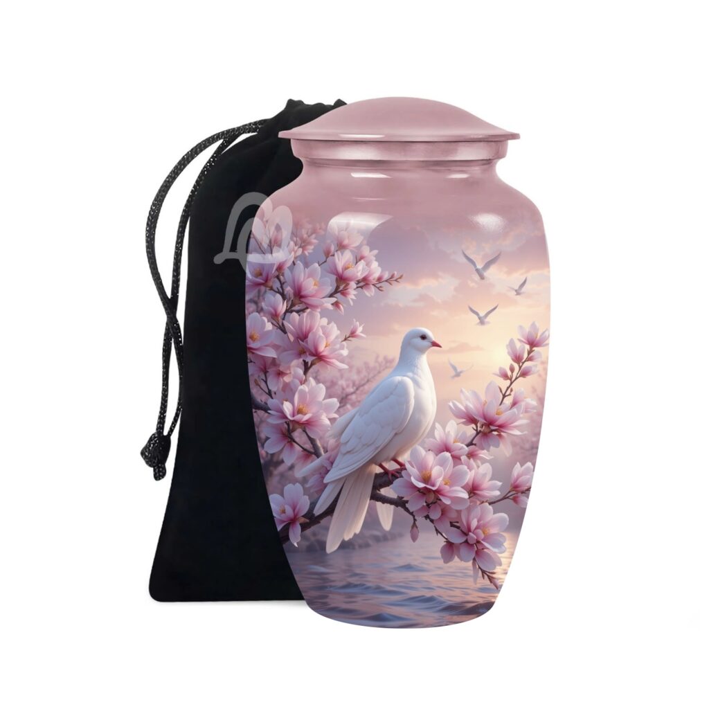 Pigeon Urns for Adult Male & Female Ashes - Large Funeral Urn for Human Ashes Women