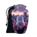 Persian Cat Urns for Adult Women & Men - Large Capacity Urn for Ashes