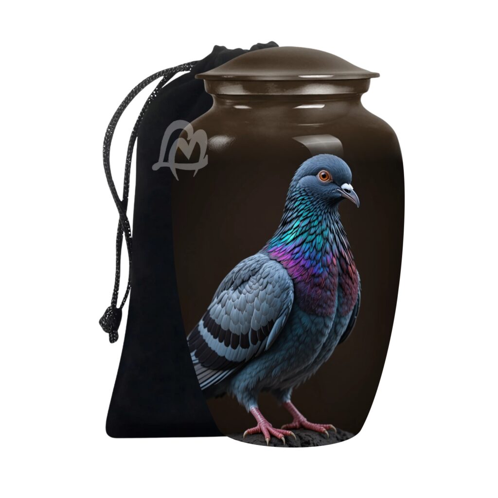 Memorial Urns for Mom and Dad 10 Inch & 200 Cubic Inches - A Loving Tribute to Honor His Life.