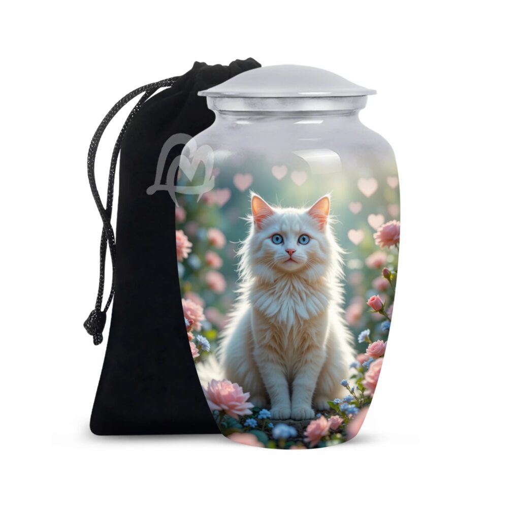 Cat Cremation Urns for Human Ashes - Burial Memorial Urn for Adults | Funeral Urns for Ashes Adult.