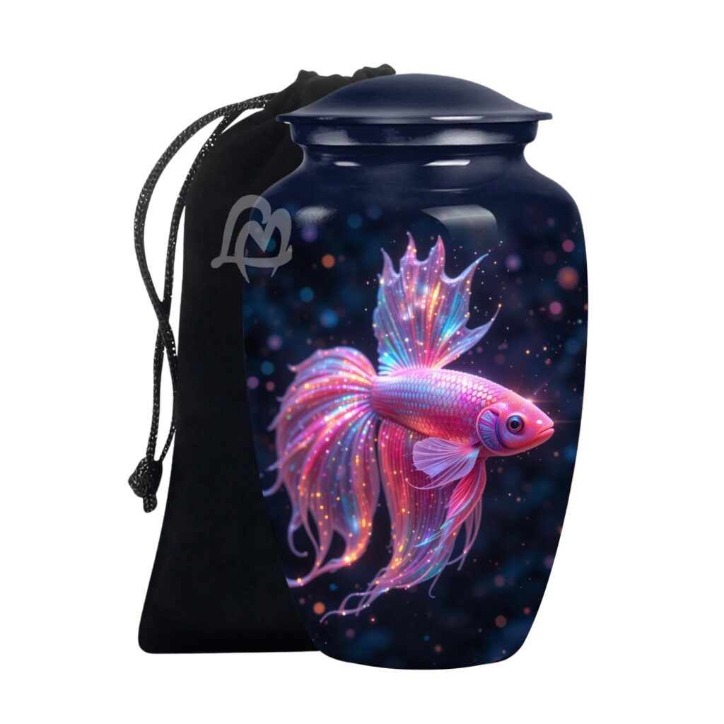 Fish Cremation Urn for Ashes for Women Decorative Urns